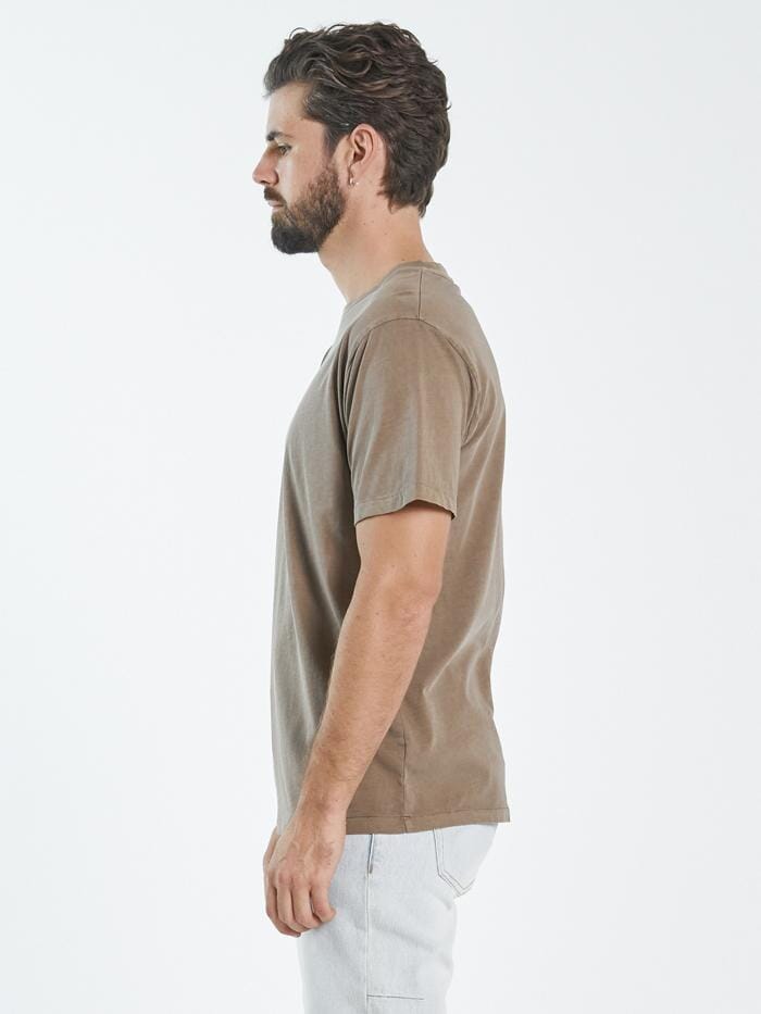 Minimal Thrills Merch Fit Tee - Walnut
