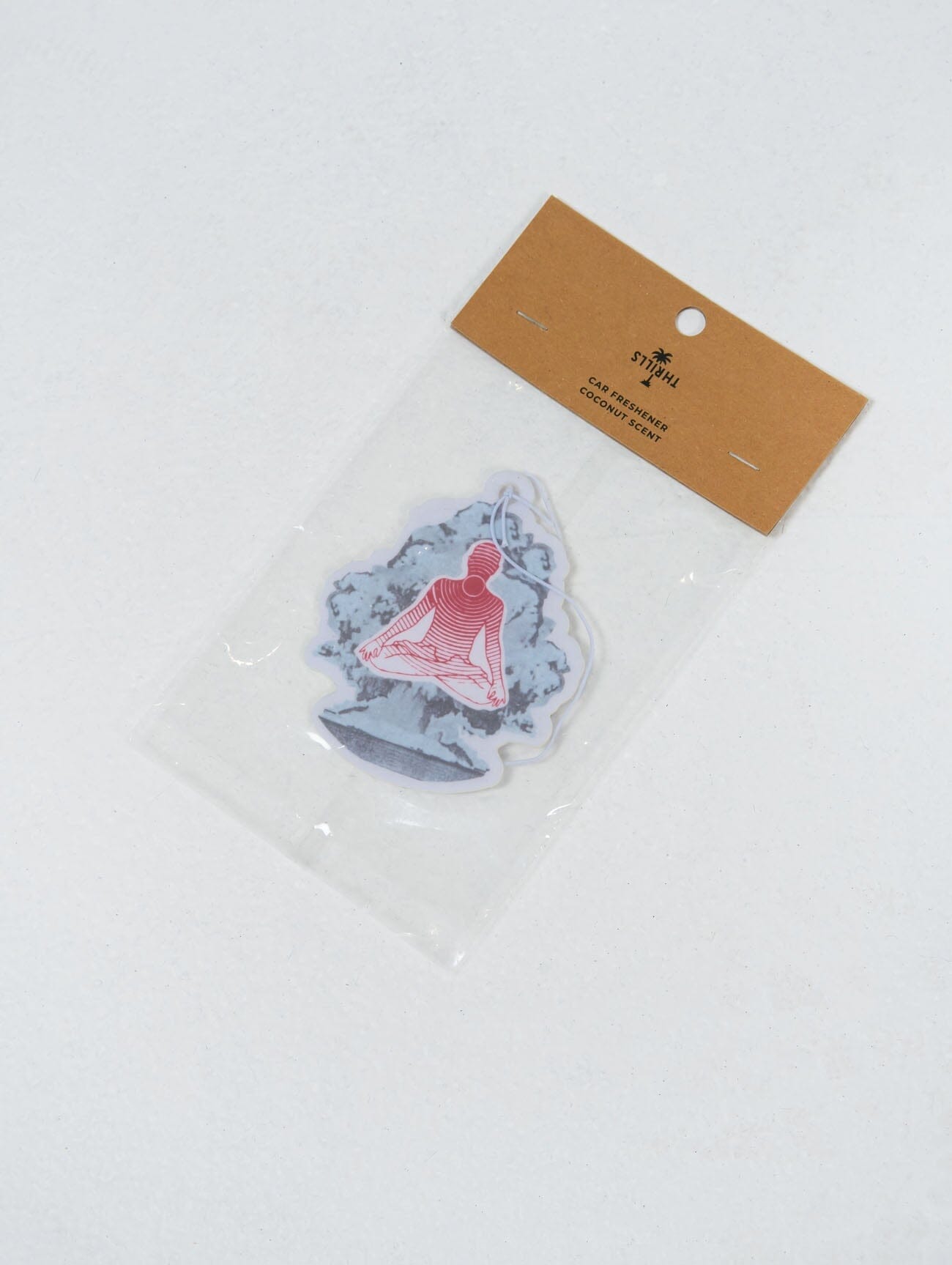 Action Not Words Car Freshener - White