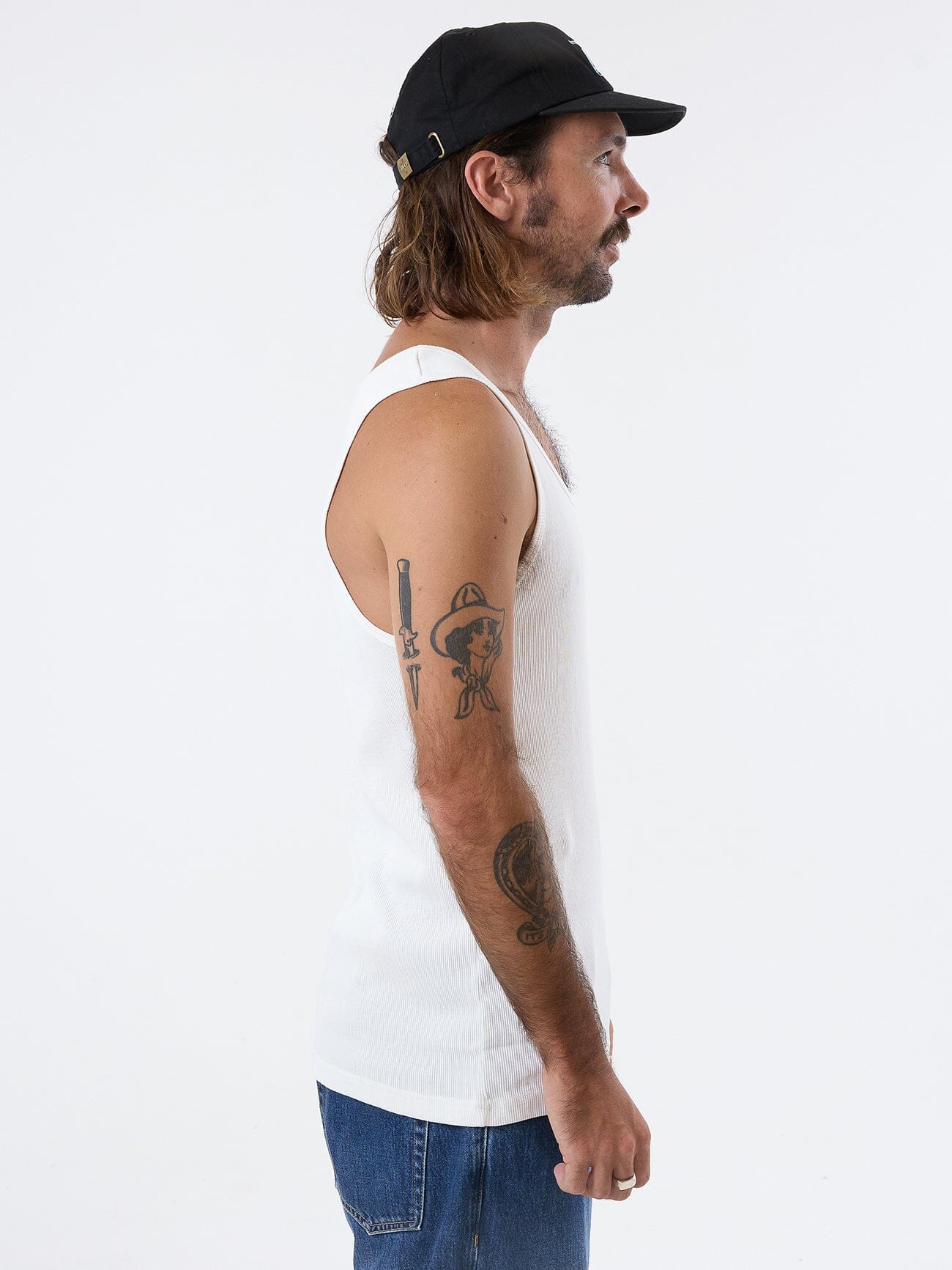 Endless Rib Tank - Dirty White