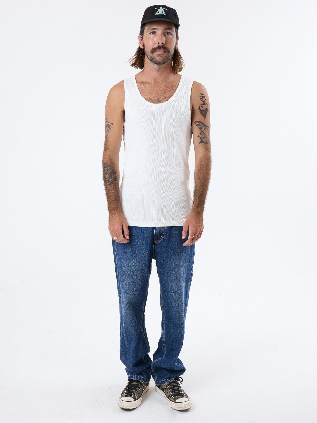 Endless Rib Tank - Dirty White