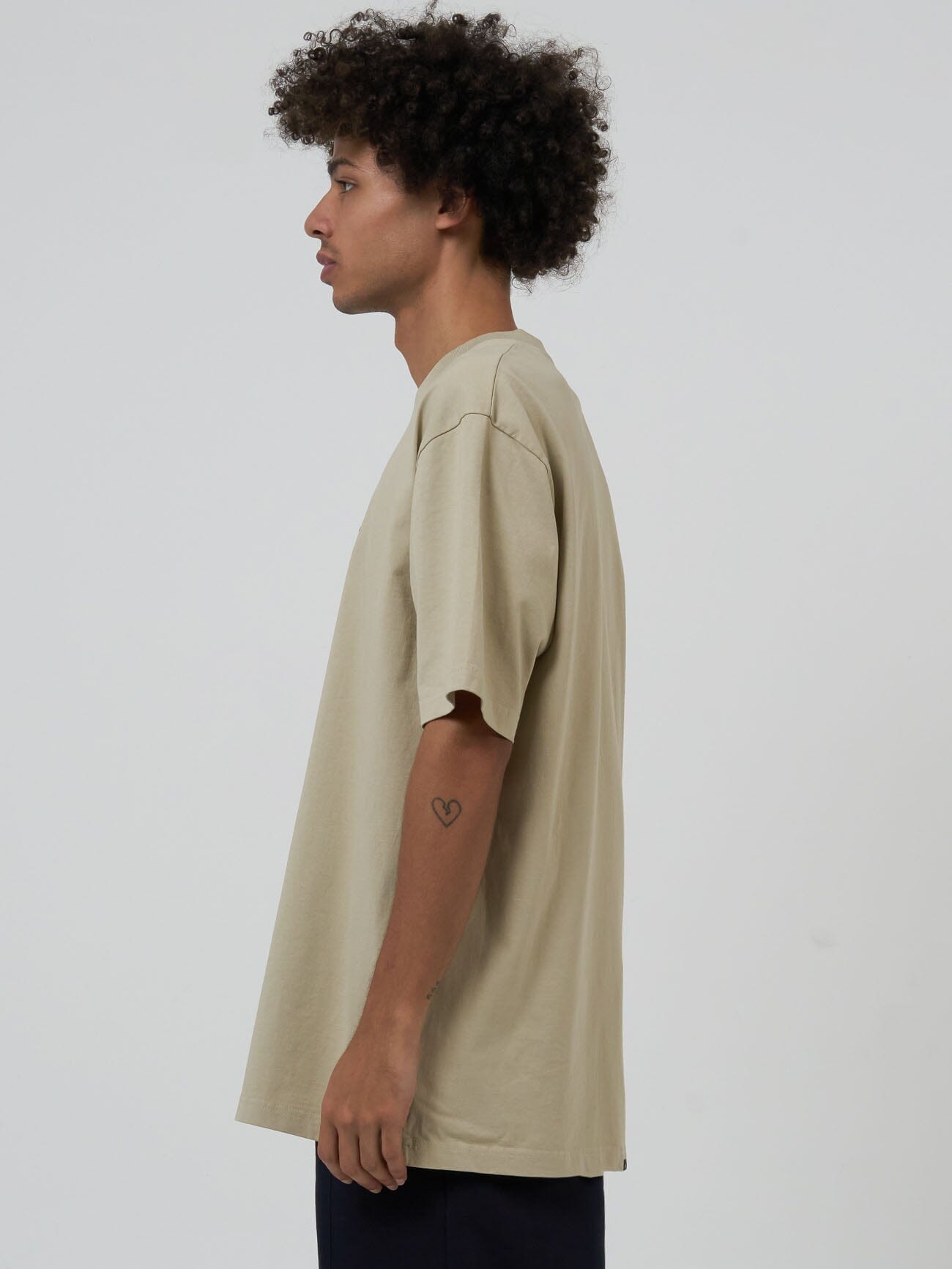 In Harmony Oversize Fit Tee - Sandstone