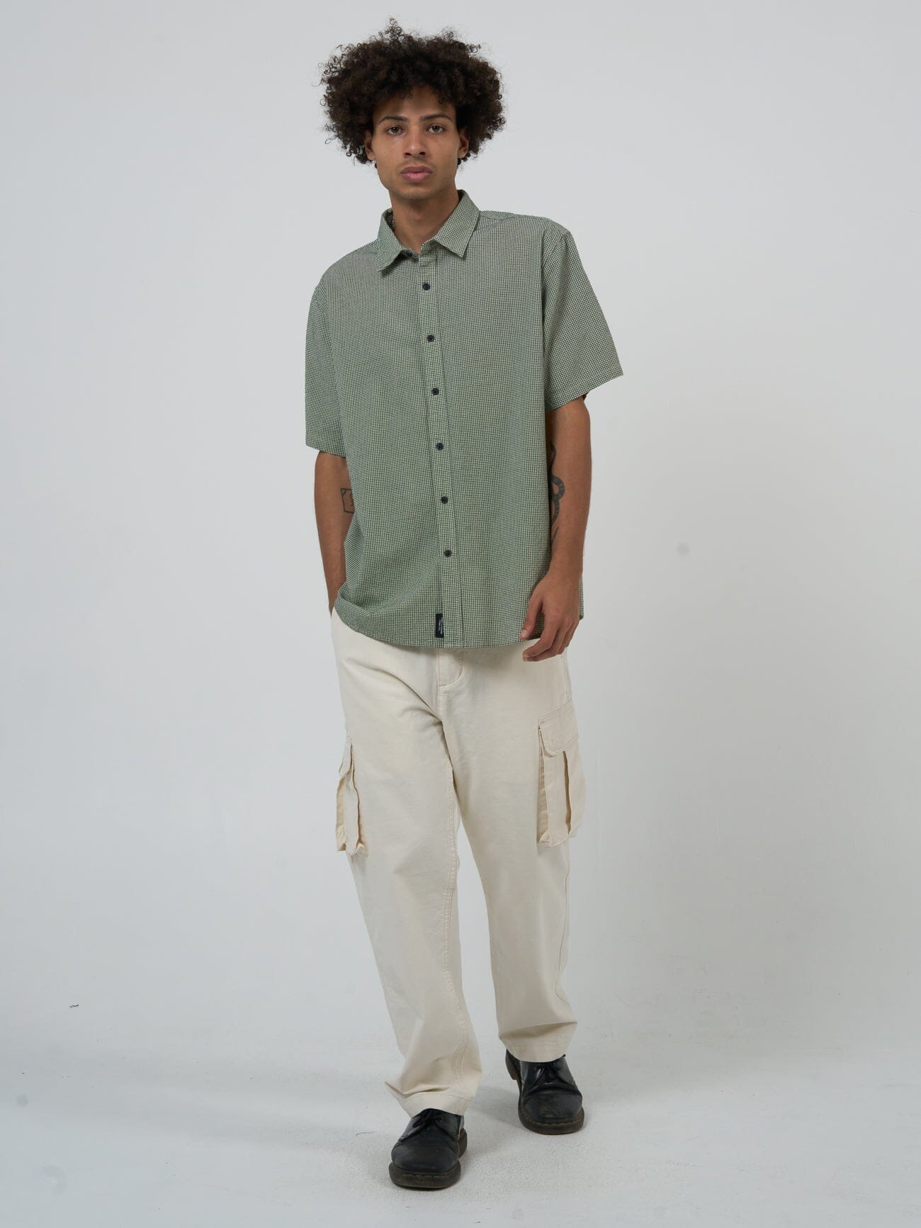 Levitation Short Sleeve Shirt - Pistachio