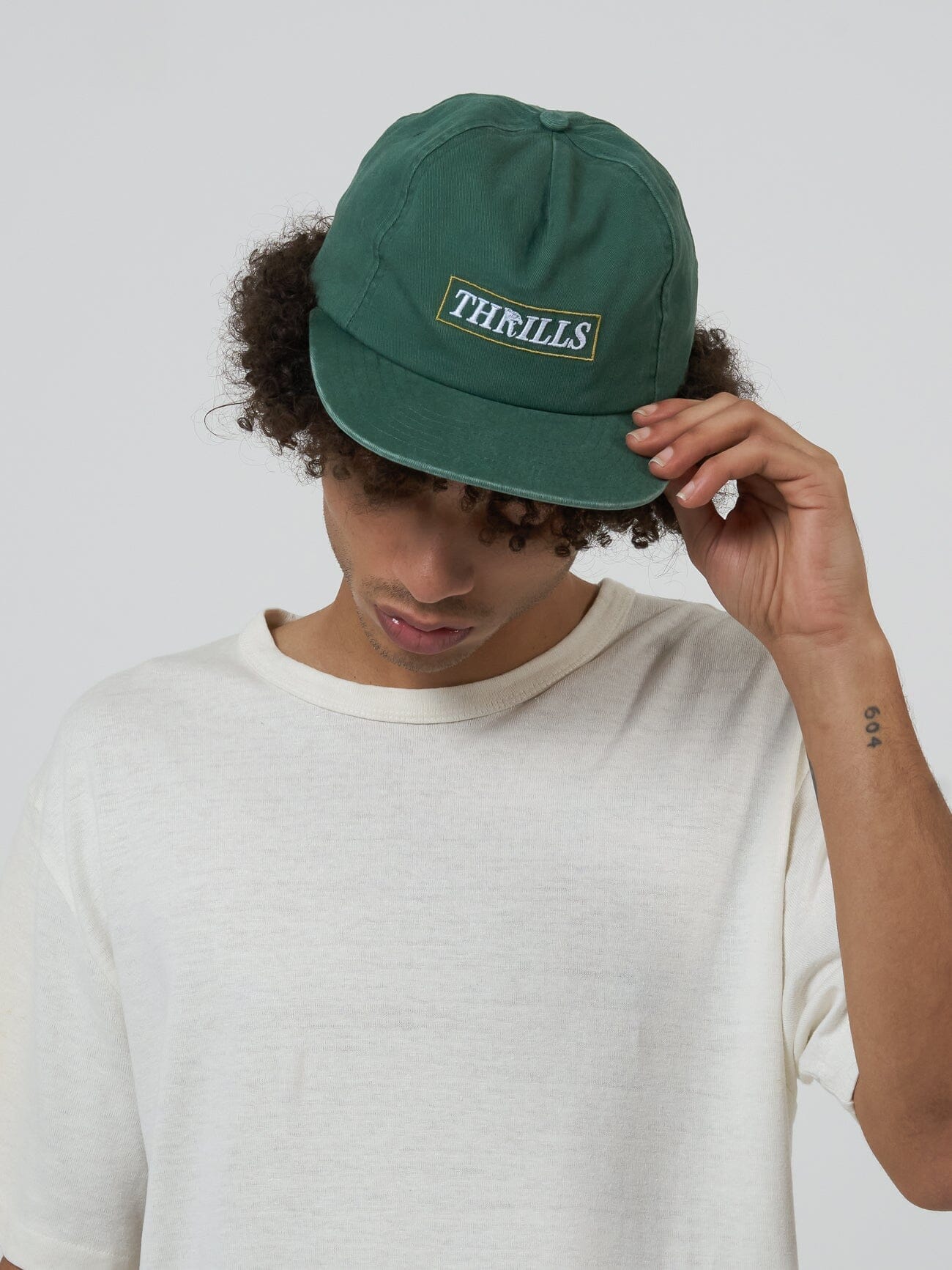 Lucky Strikes Twice 5 Panel Cap - Hunter Green