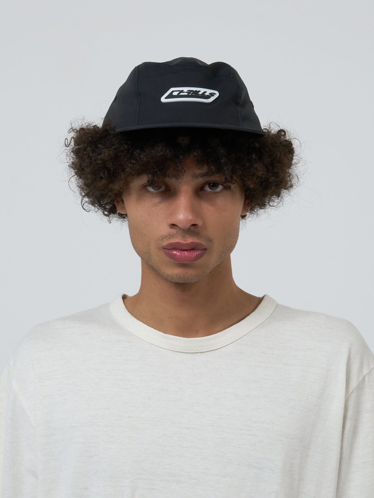 Midnight Runner Curved 5 Panel Cap - Black