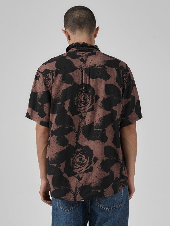 The Paradox of Paradise Bowling Shirt - Black