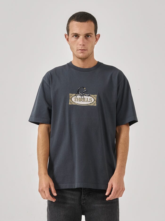 Rise Above Oversize Fit Tee - Ebony