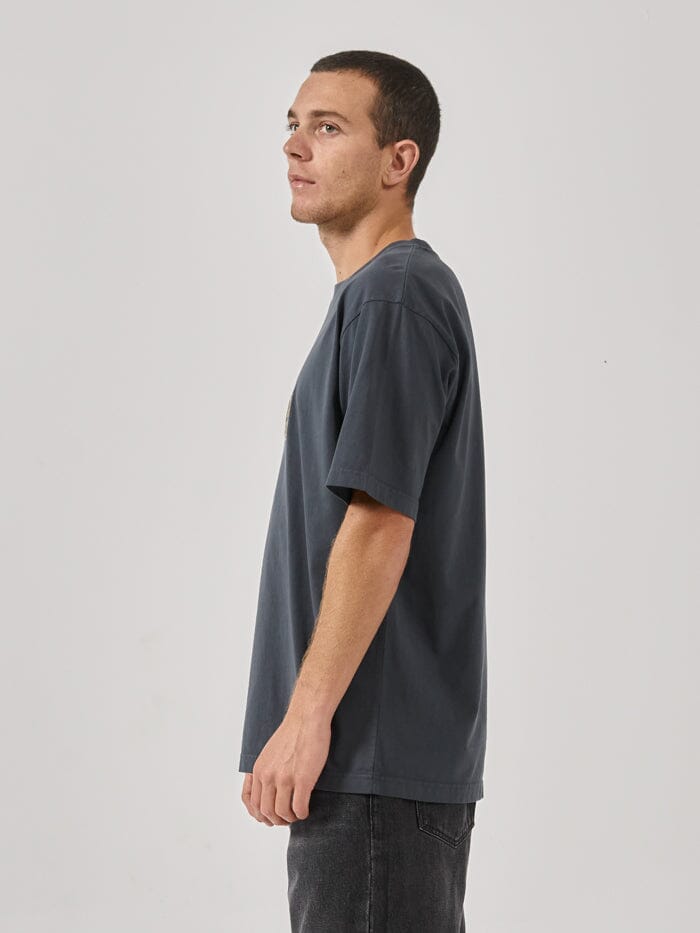 Rise Above Oversize Fit Tee - Ebony