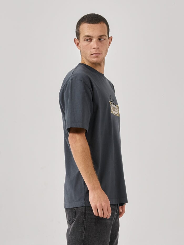 Rise Above Oversize Fit Tee - Ebony