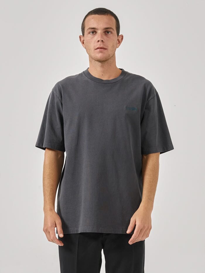 Two Minds Oversize Fit Tee - Dark Charcoal