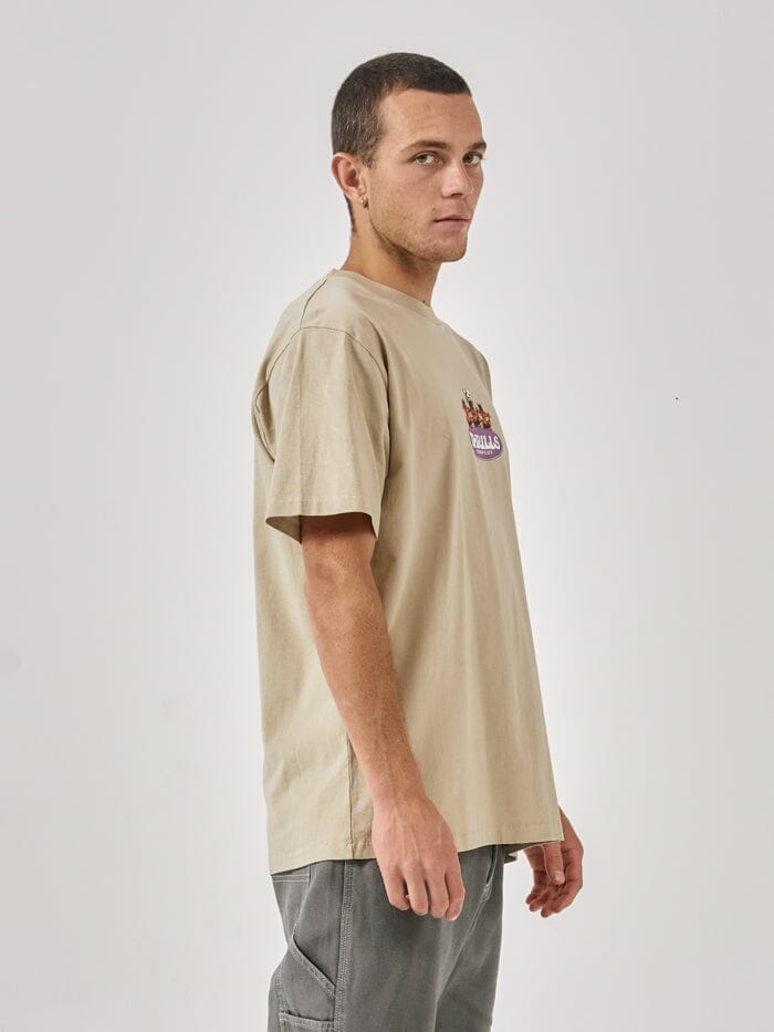 Hear No See No Merch Fit Tee - Sandstone