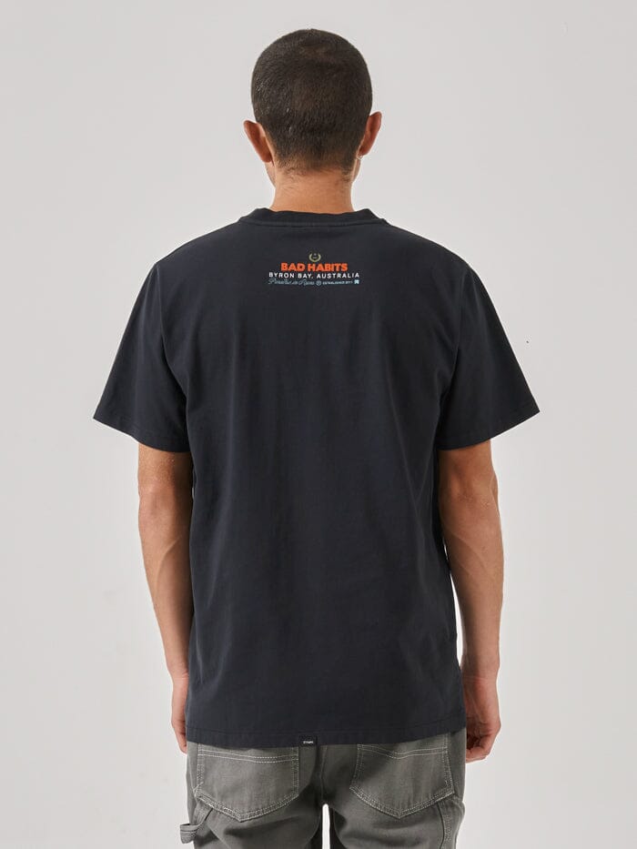 Royal Habits Merch Fit Tee - Twilight Black
