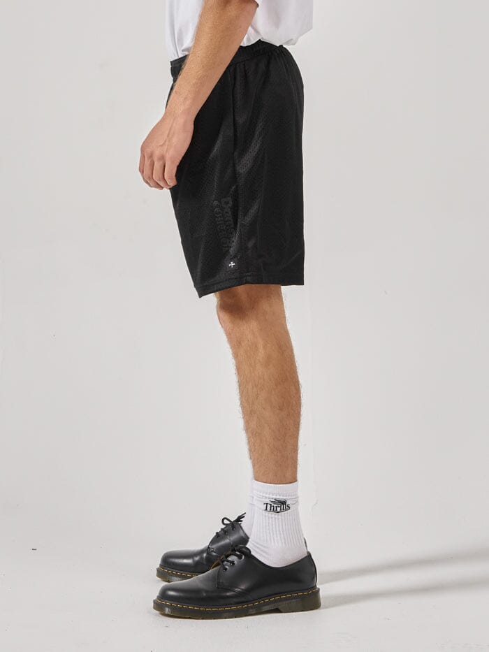 Damage Control Mesh Short - Black