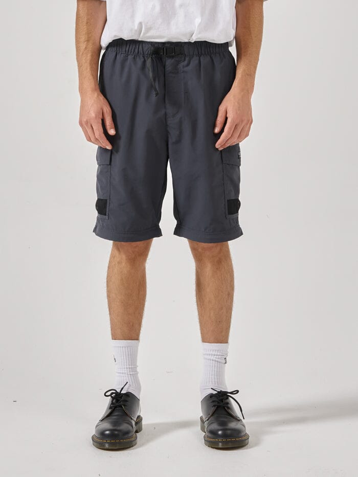 Big Slacker High Standards Zip Off Cargo Pant - Ebony