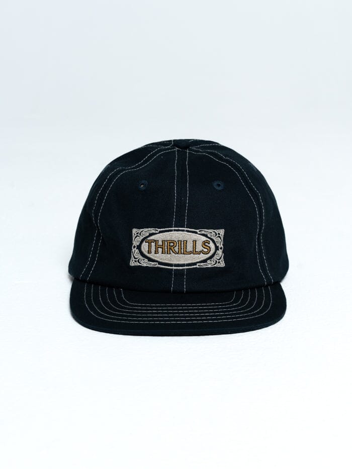 Rise Above 6 Panel Cap - Ebony