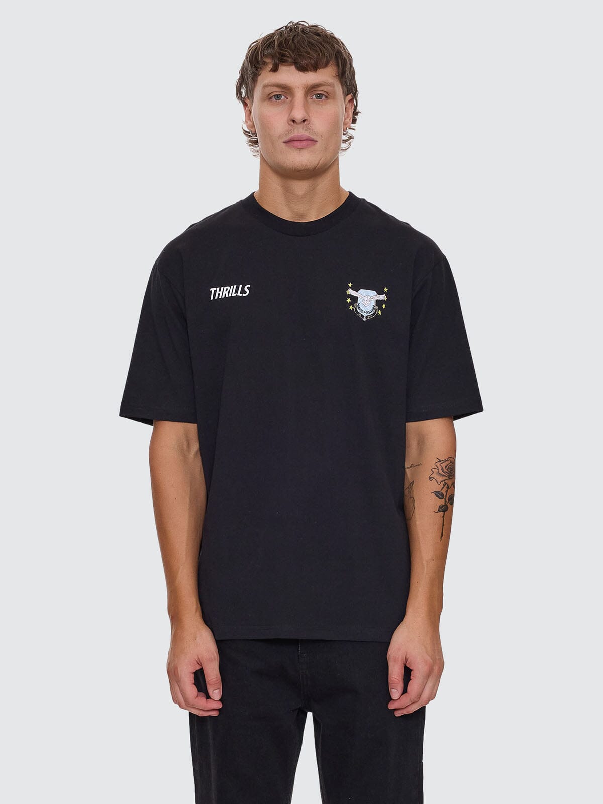 Centennial Oversize Fit Tee - Black