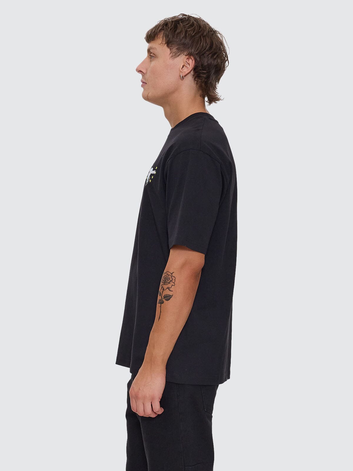 Centennial Oversize Fit Tee - Black