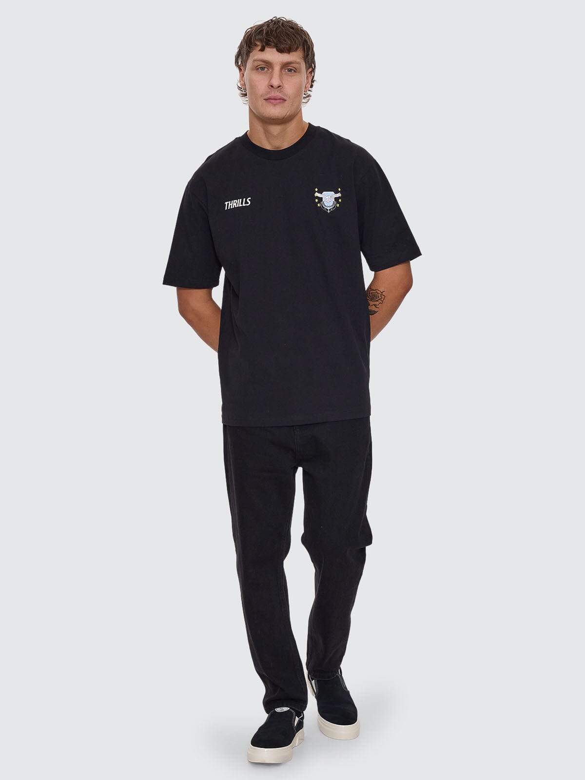 Centennial Oversize Fit Tee - Black