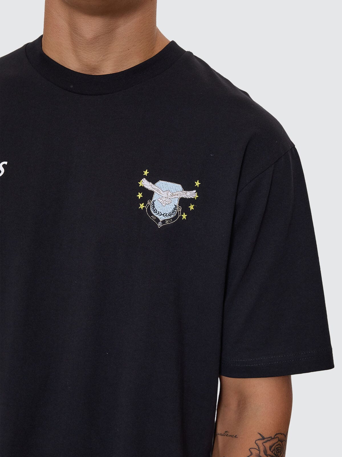 Centennial Oversize Fit Tee - Black