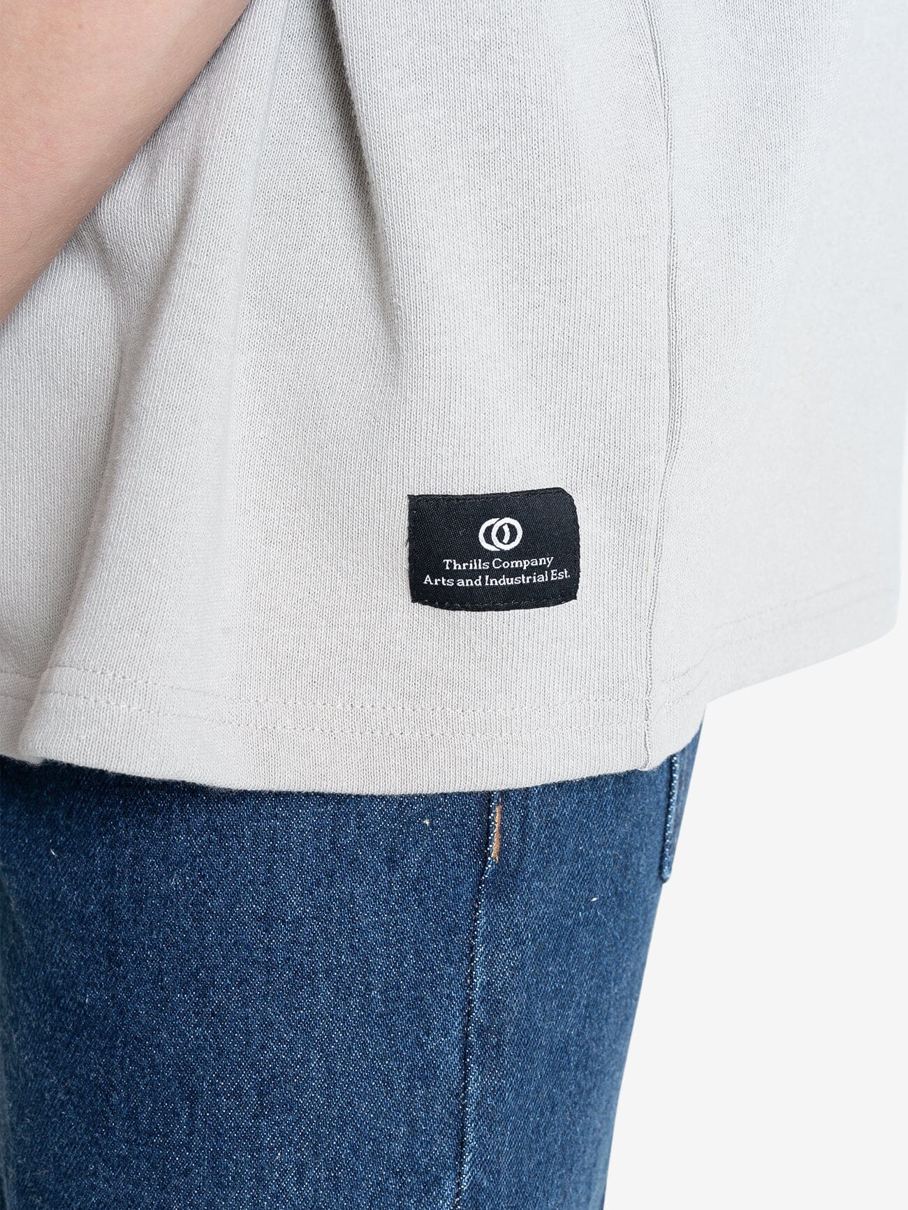 Cortex Box Fit Oversize Tee - Oyster Grey XS