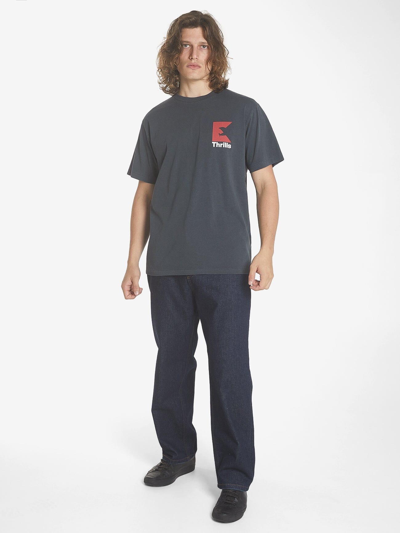 United Front Merch Fit Tee - Ebony XS