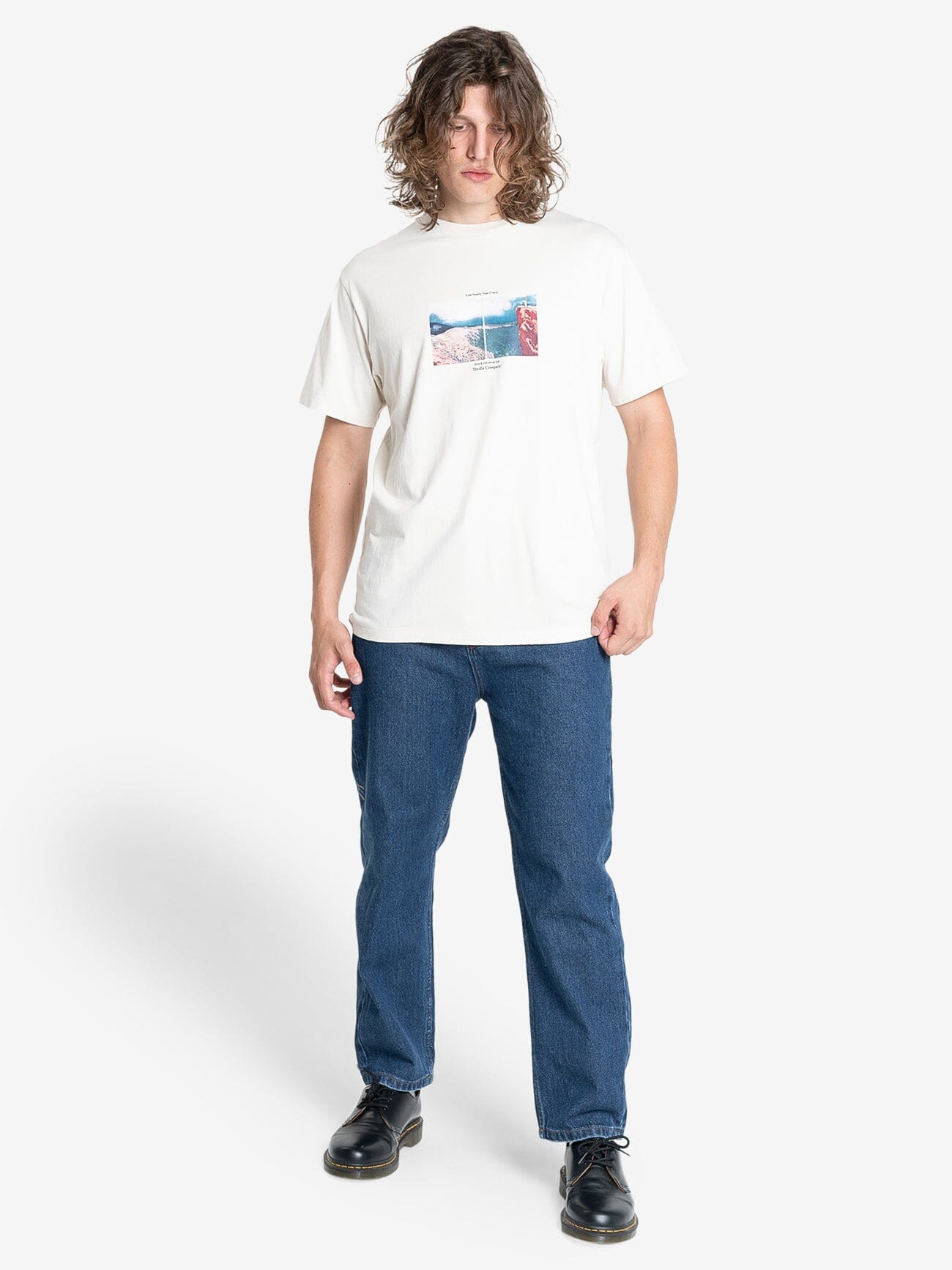 Neurotic Illusion Merch Fit Tee - Heritage White XS