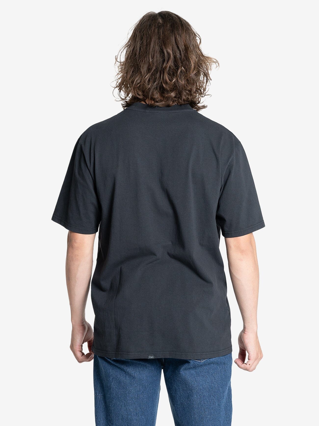 Bite Back Oversize Fit Tee - Washed Black XS