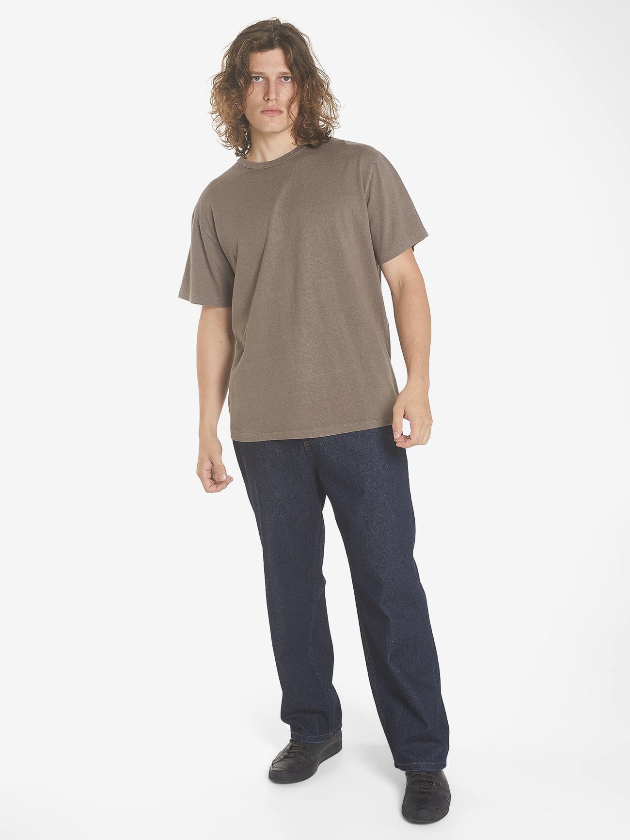 Hemp Thrills Embro Merch Fit Tee - Light Canteen XS