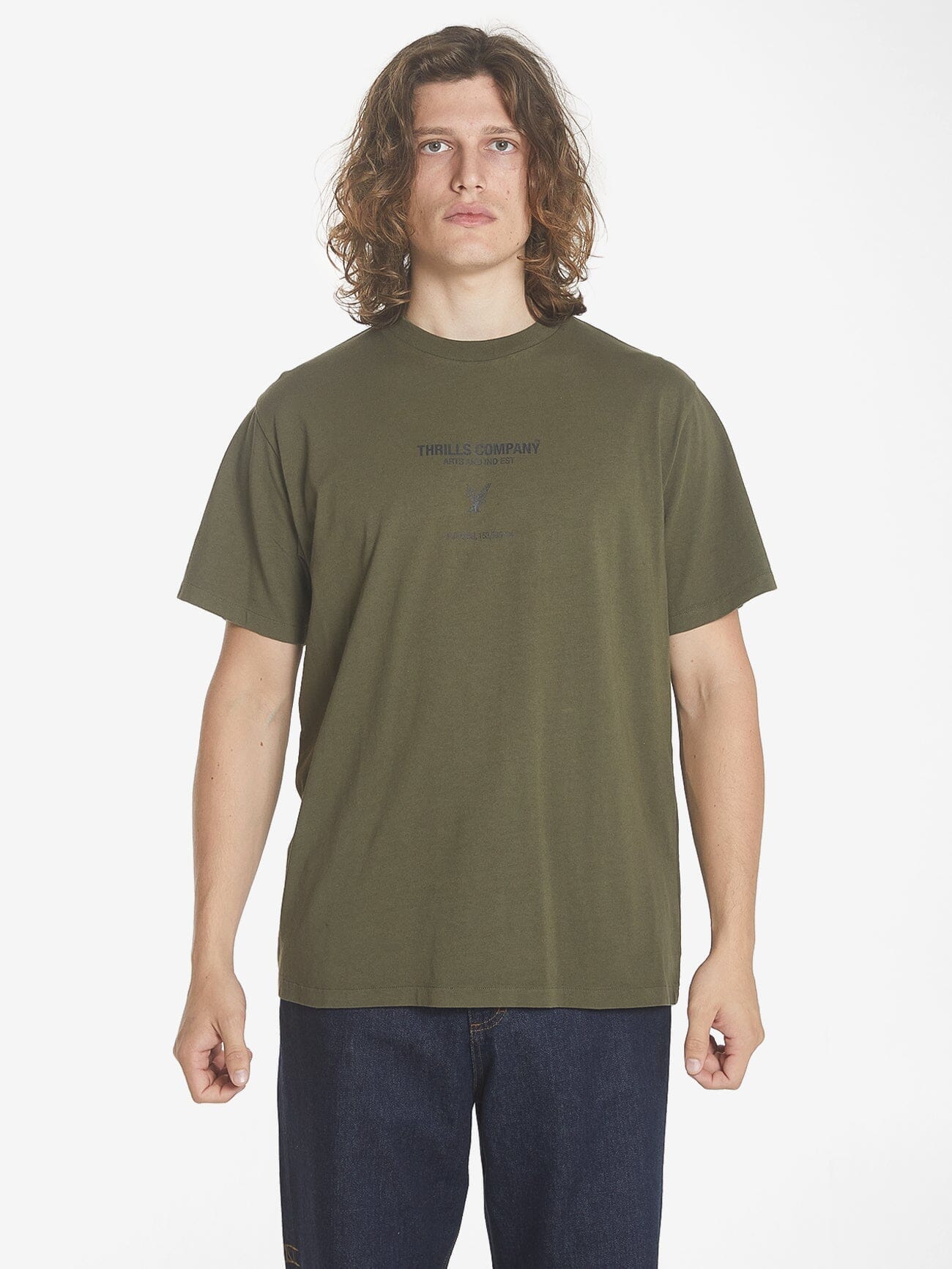 Honour Merch Fit Tee - Olive Night XS