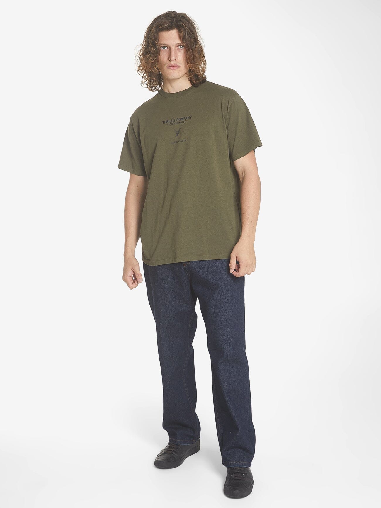 Honour Merch Fit Tee - Olive Night XS
