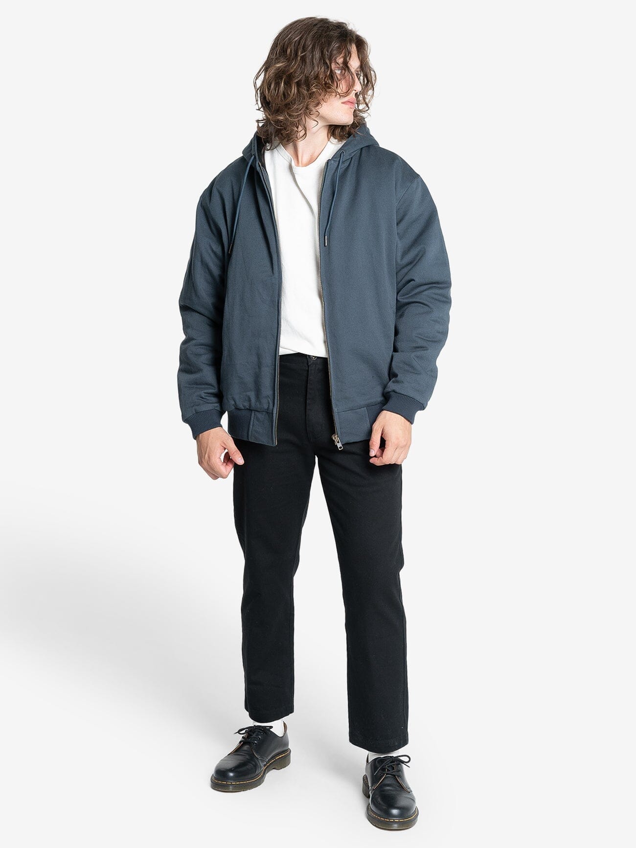 Thrills Union Hood Jacket - Petrol XS