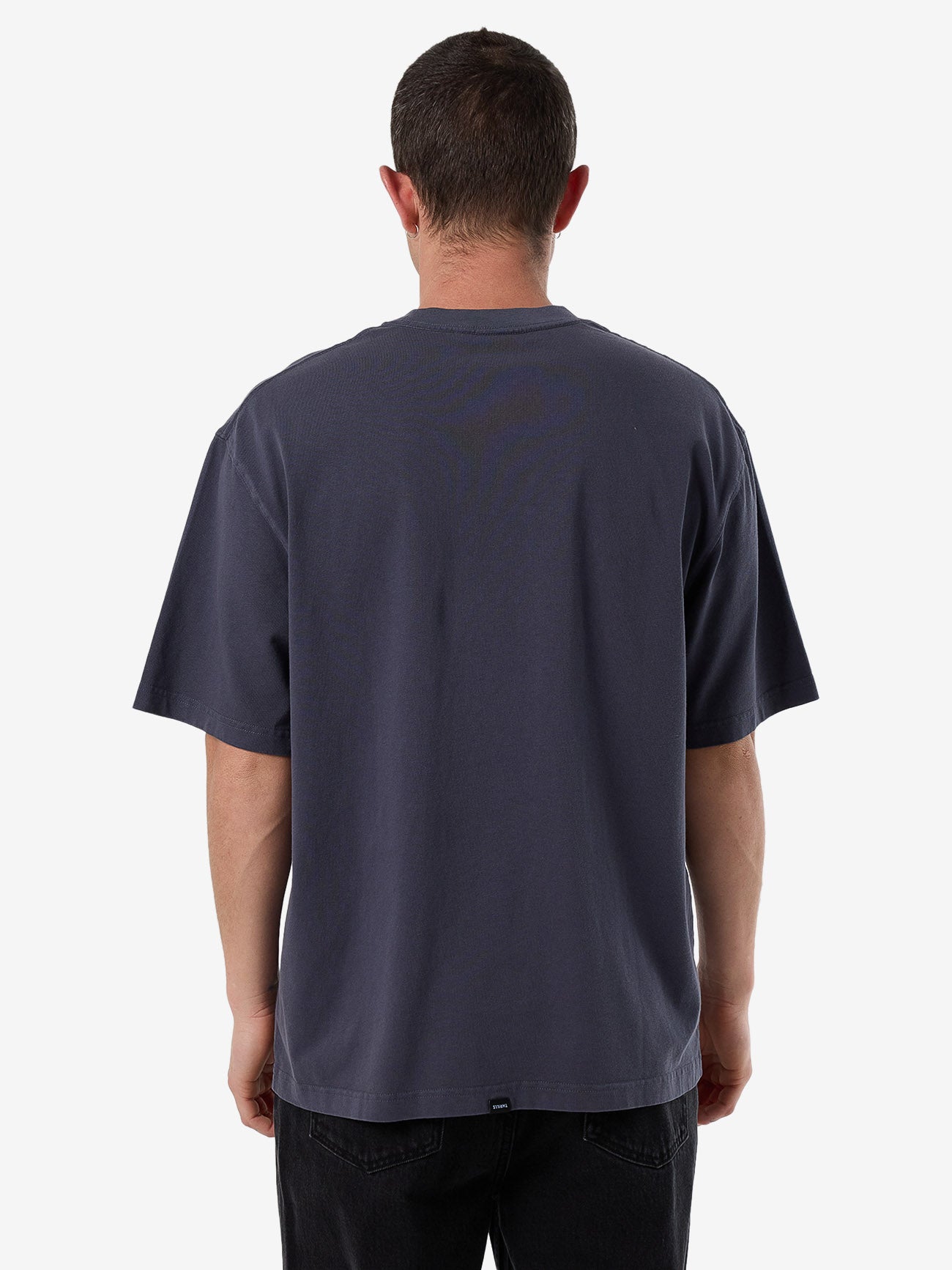 1 800 Transmit Box Fit Oversize Tee - Ebony XS