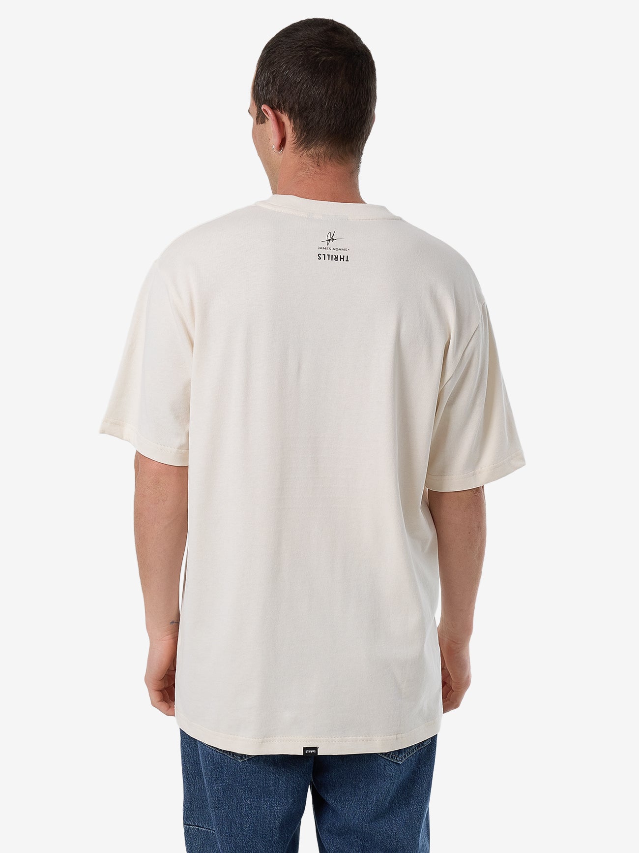 Sunday'S Lure Oversize Fit Tee - Heritage White