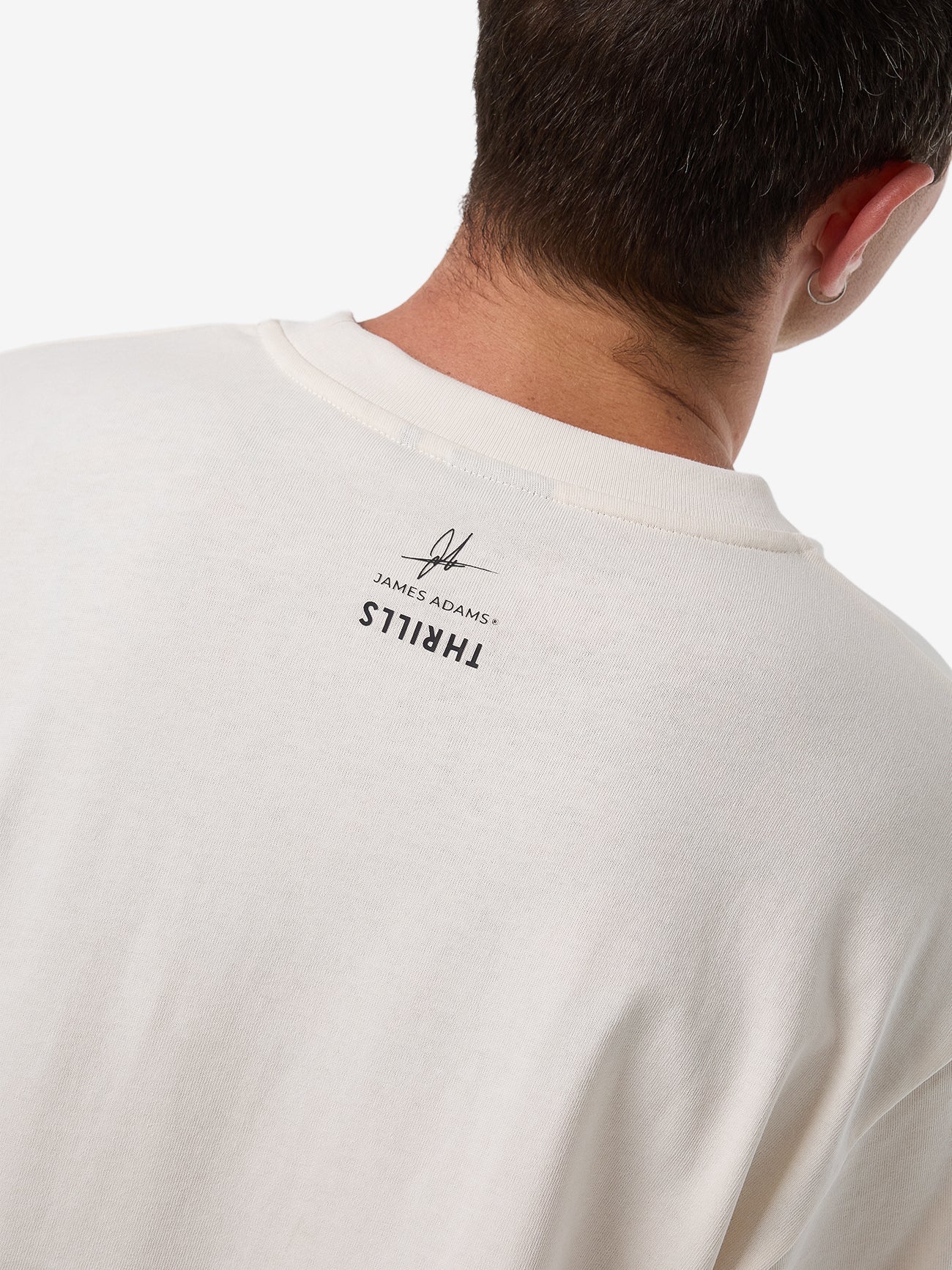 Sunday'S Lure Oversize Fit Tee - Heritage White