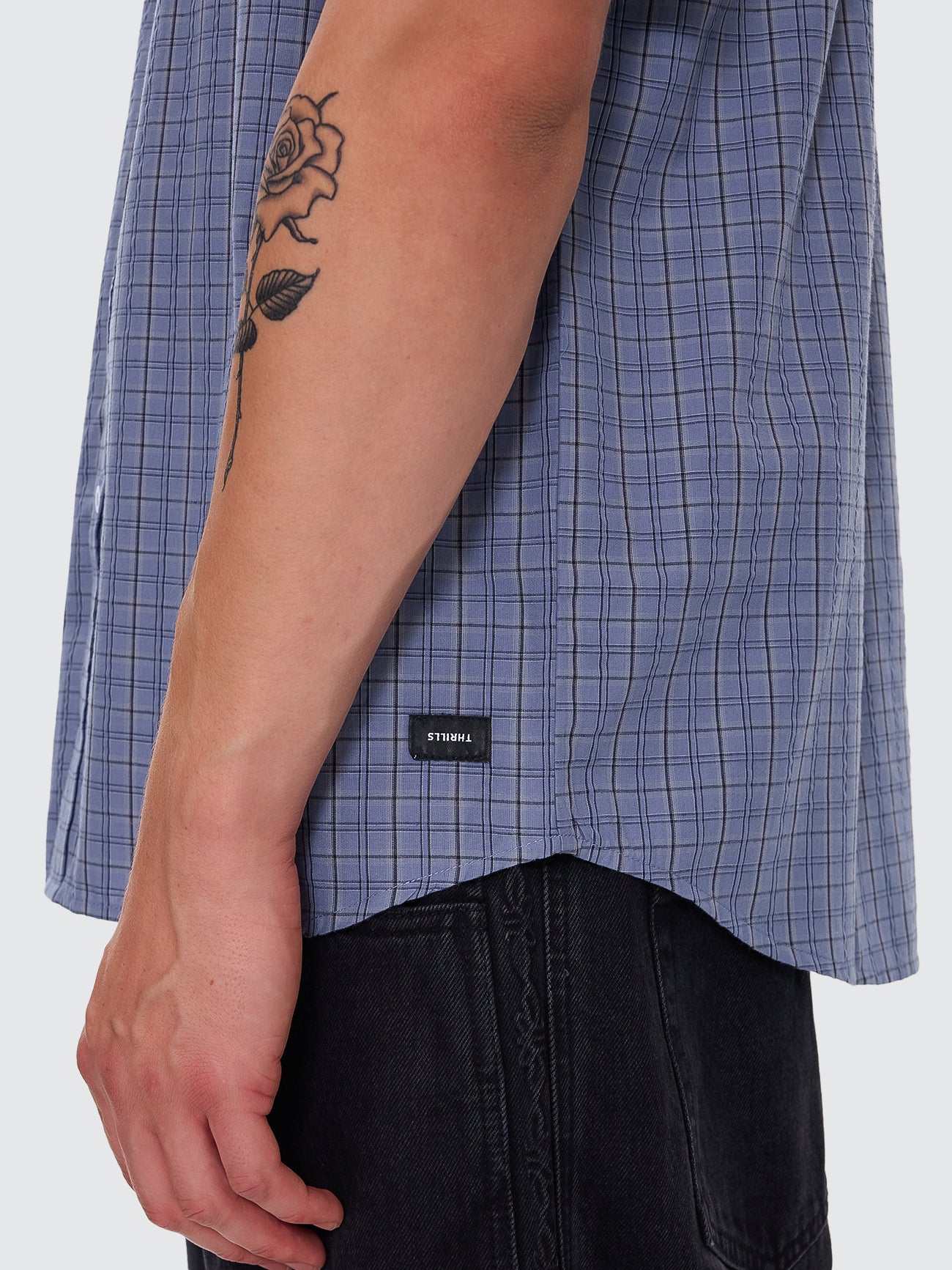 Ambient Connections Short Sleeve Shirt - Rustic Blue XS
