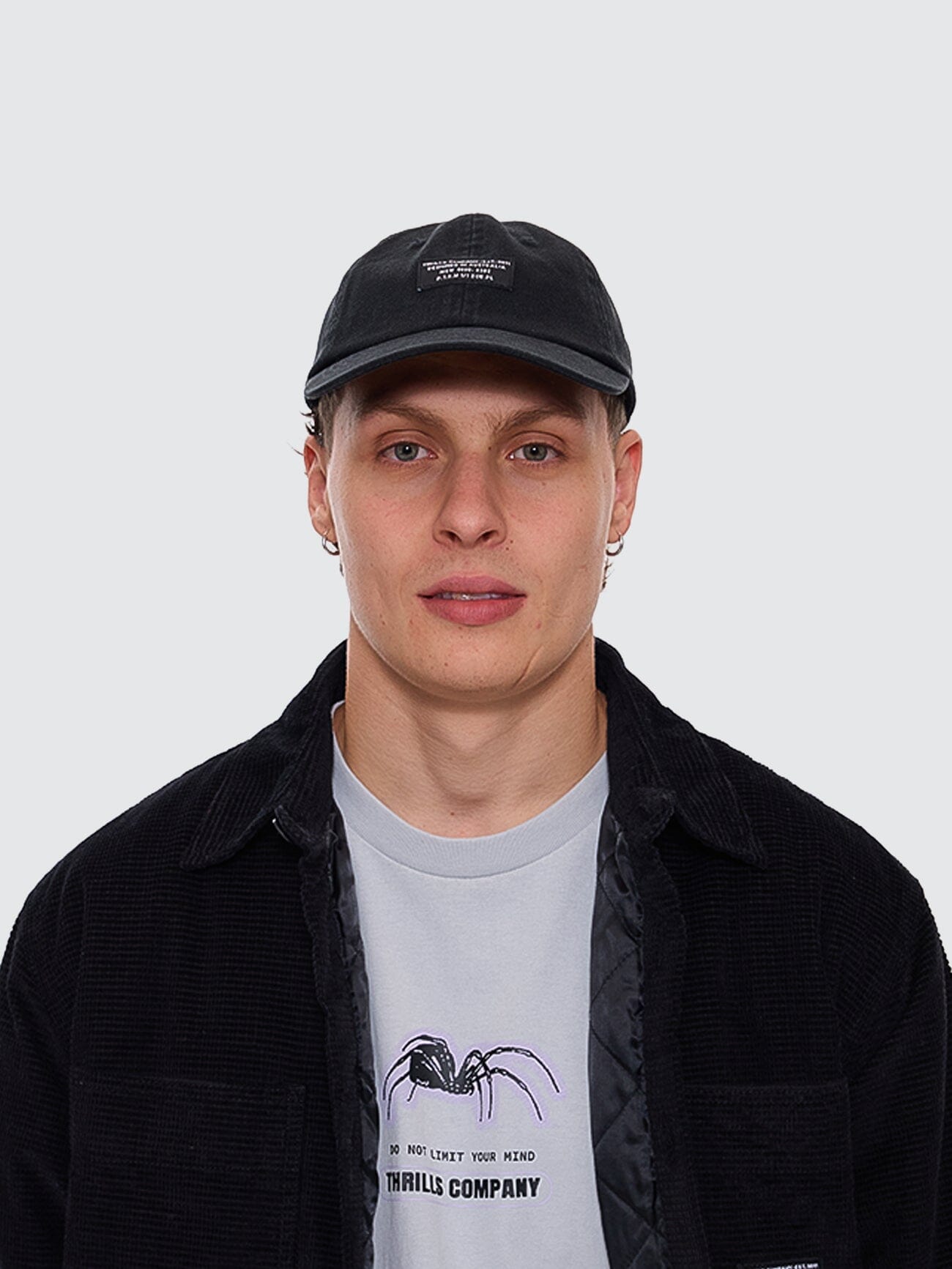 Issued 6 Panel Cap - Black One Size