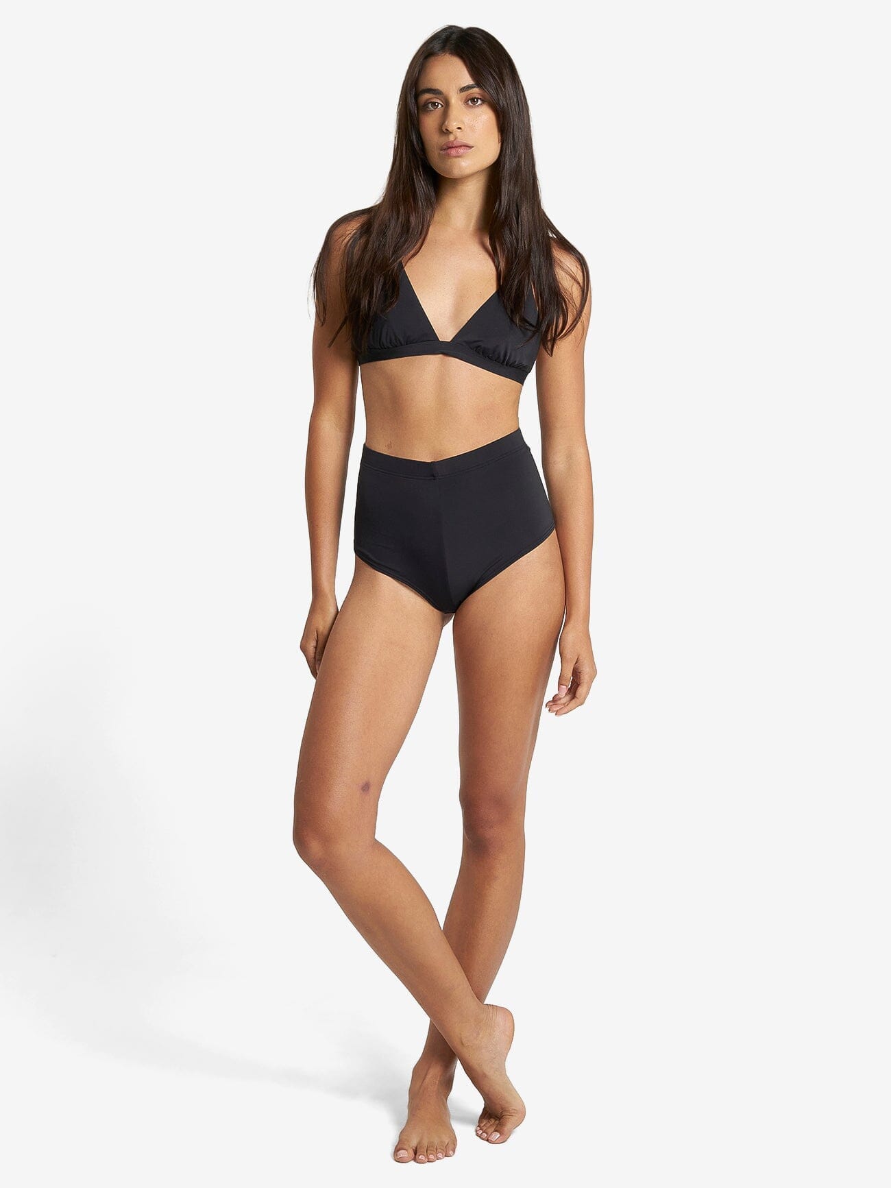 Thrills Boy Leg Bikini Bottom - Black