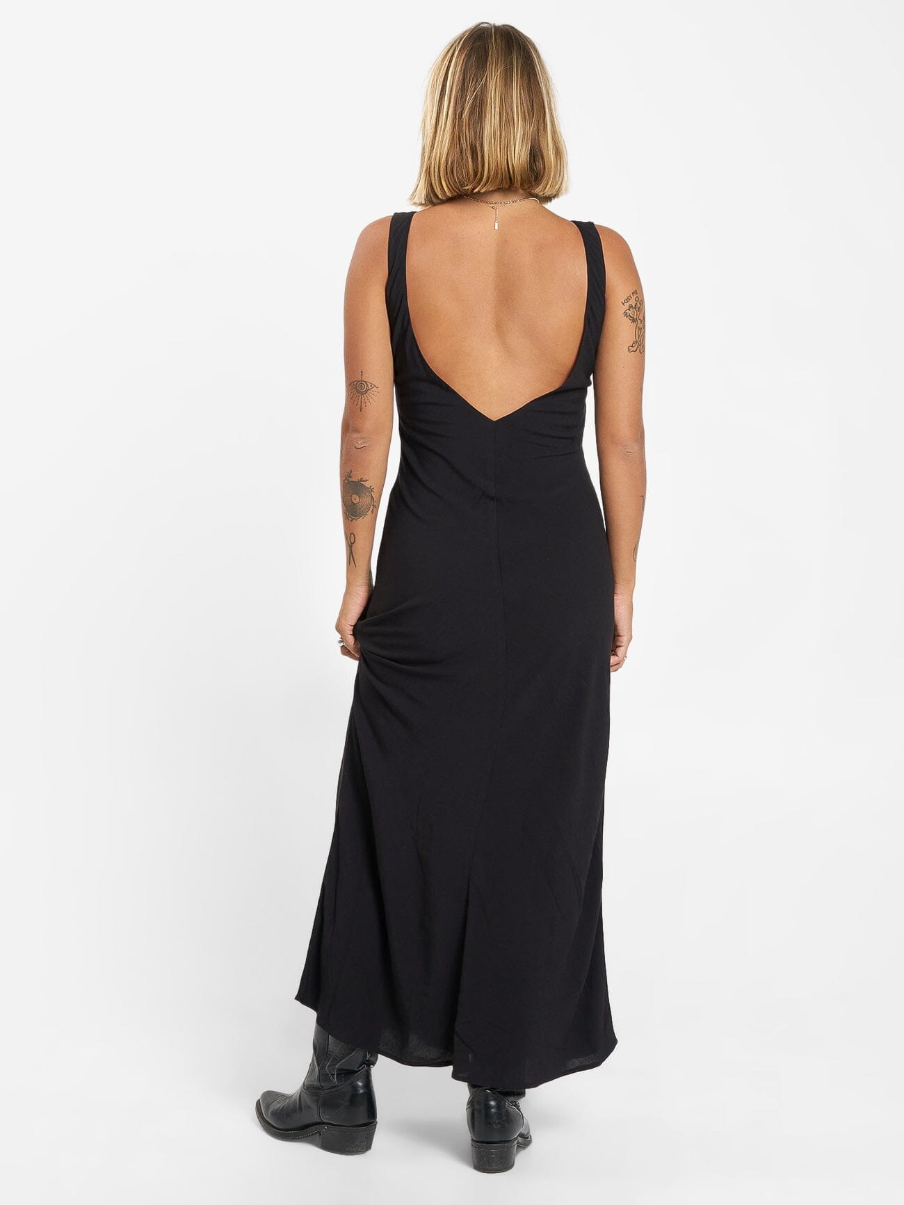 Xavier Bias Dress - Black
