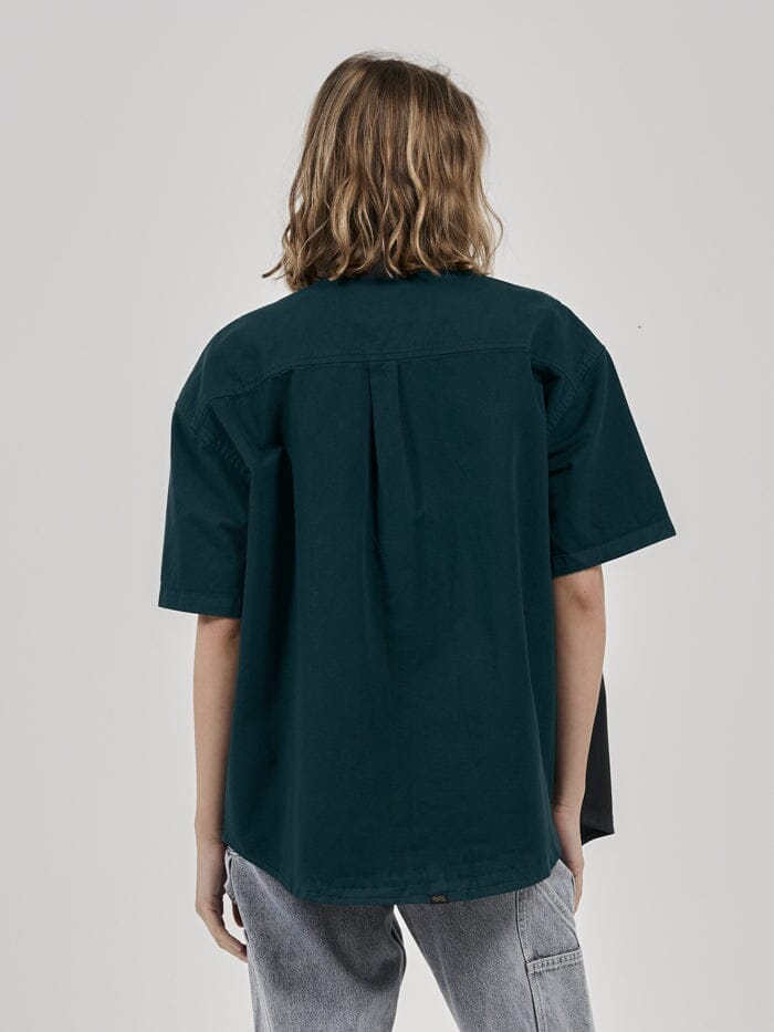 Hard Yakka x Thrills SS Work Shirt - Yakka Green