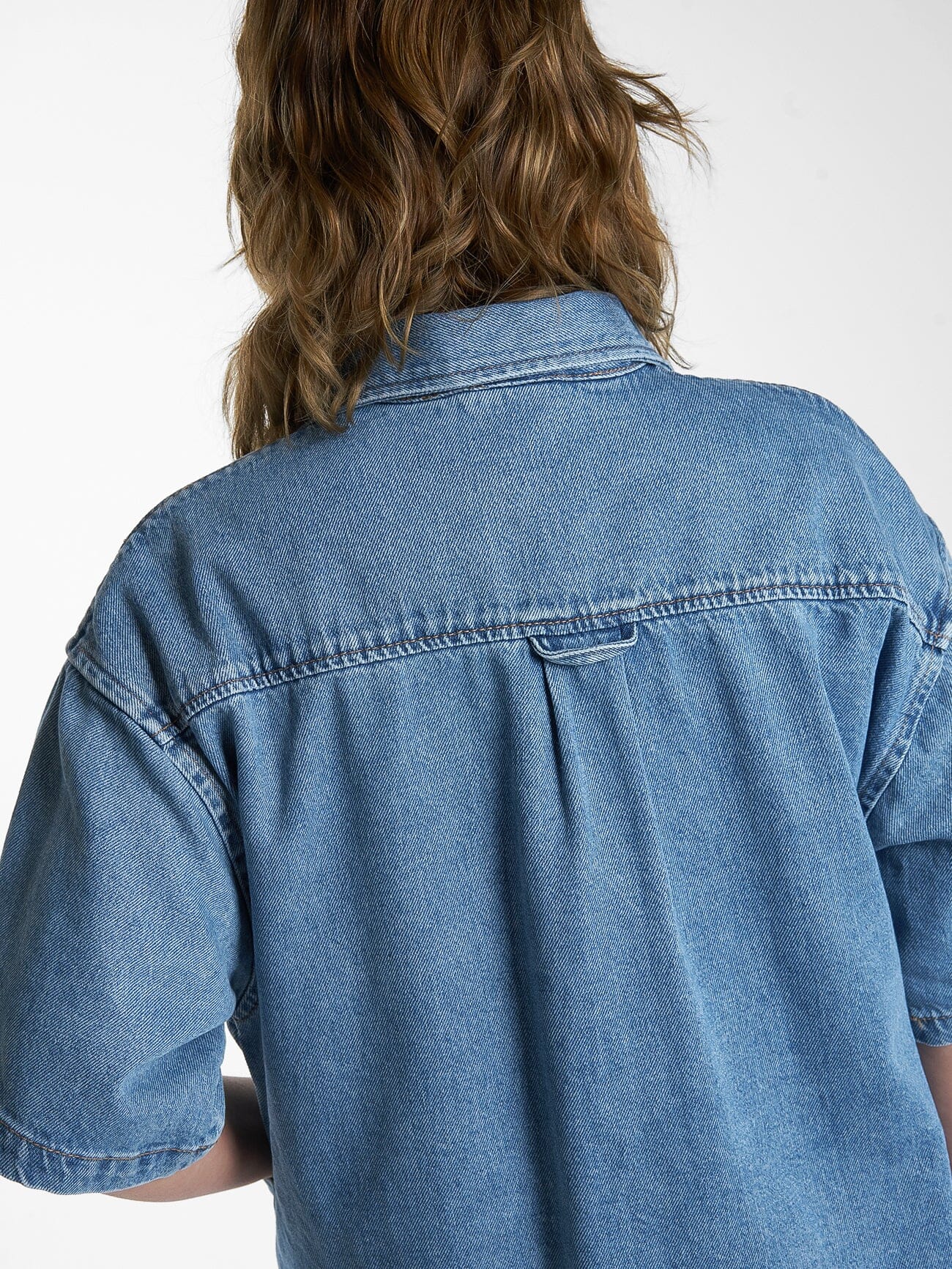 Hard Yakka X Thrills Short Sleeve Overshirt - Drill Blue