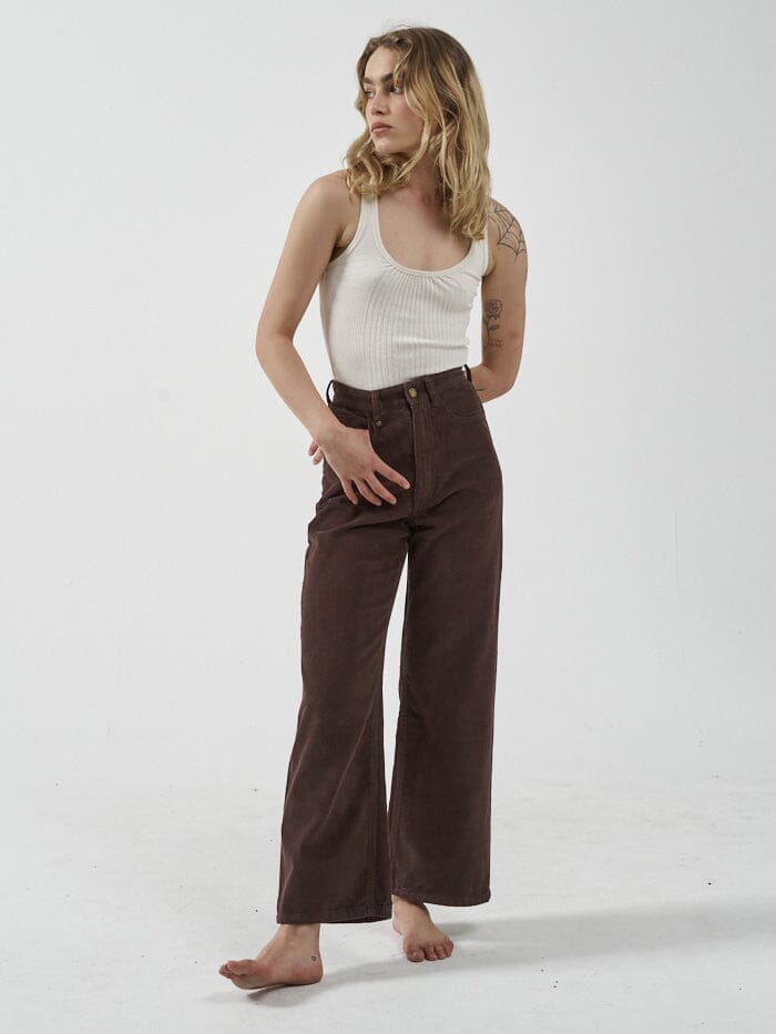 Holly Cord Pant - Postal Brown | Thrills Co. | Thrills Co. USA
