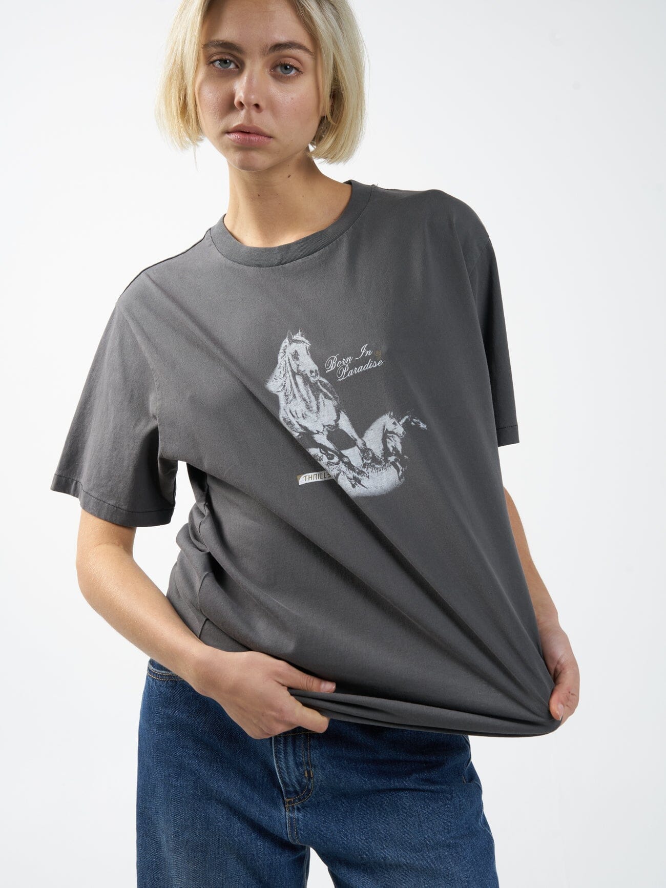 Hell Raising Bronco Merch Tee - Merch Black