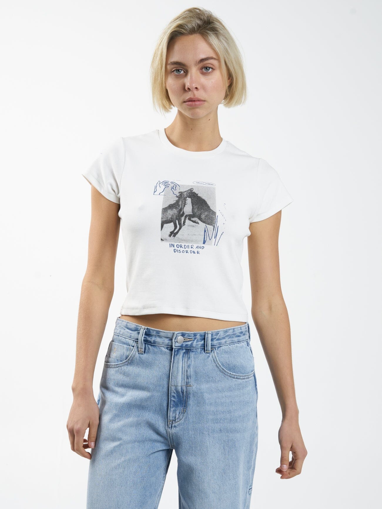 Order Disorder Mini Tee - Dirty White