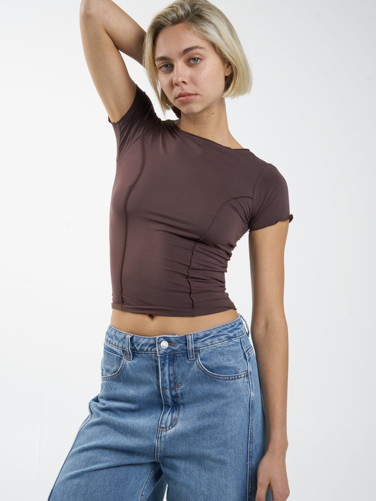Zoe Top - Chocolate Plum