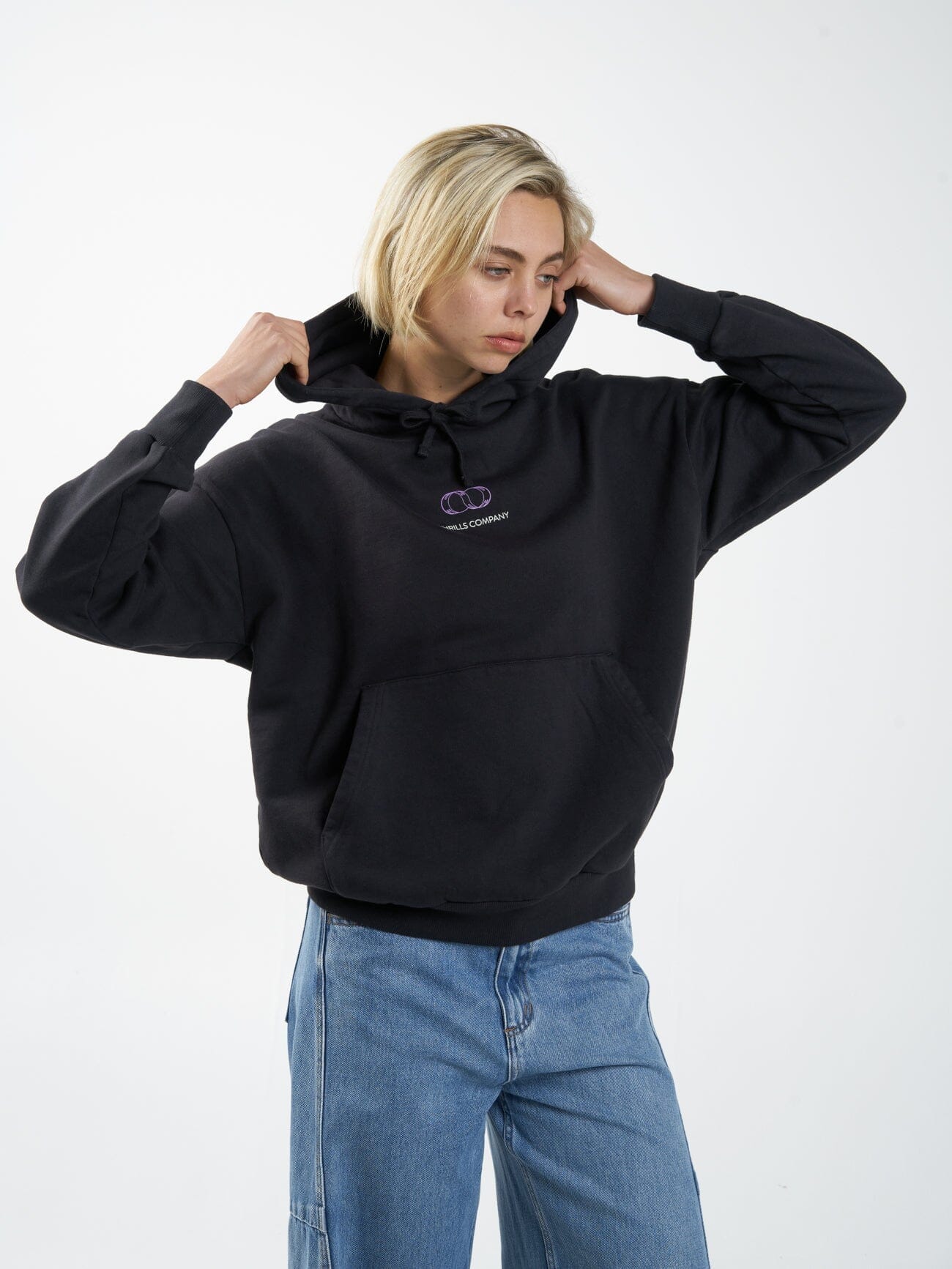 Infinite Reality Hood - Washed Black