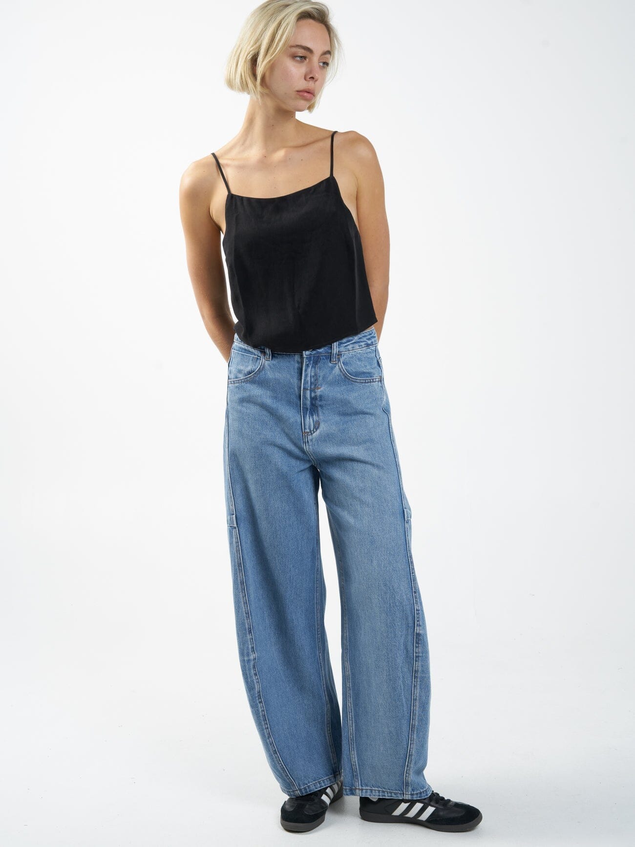 Manhatten Jacquard Camisole - Antique Black