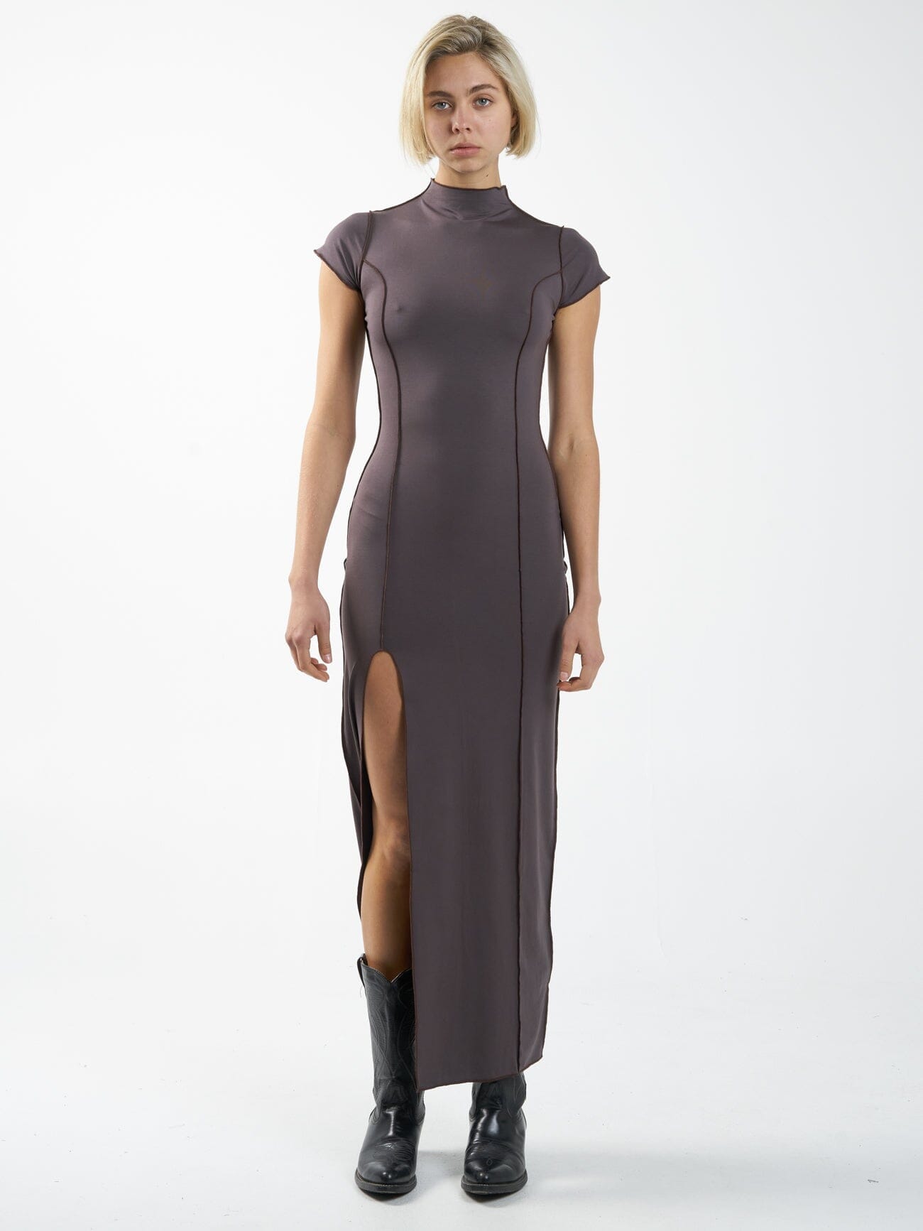 Phoebe Dress - Chocolate Plum