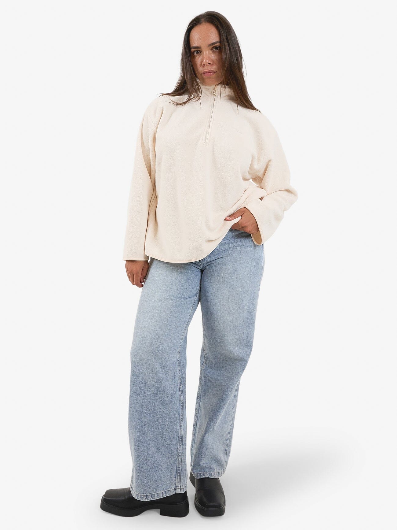 Cameron Polar Fleece - Unbleached