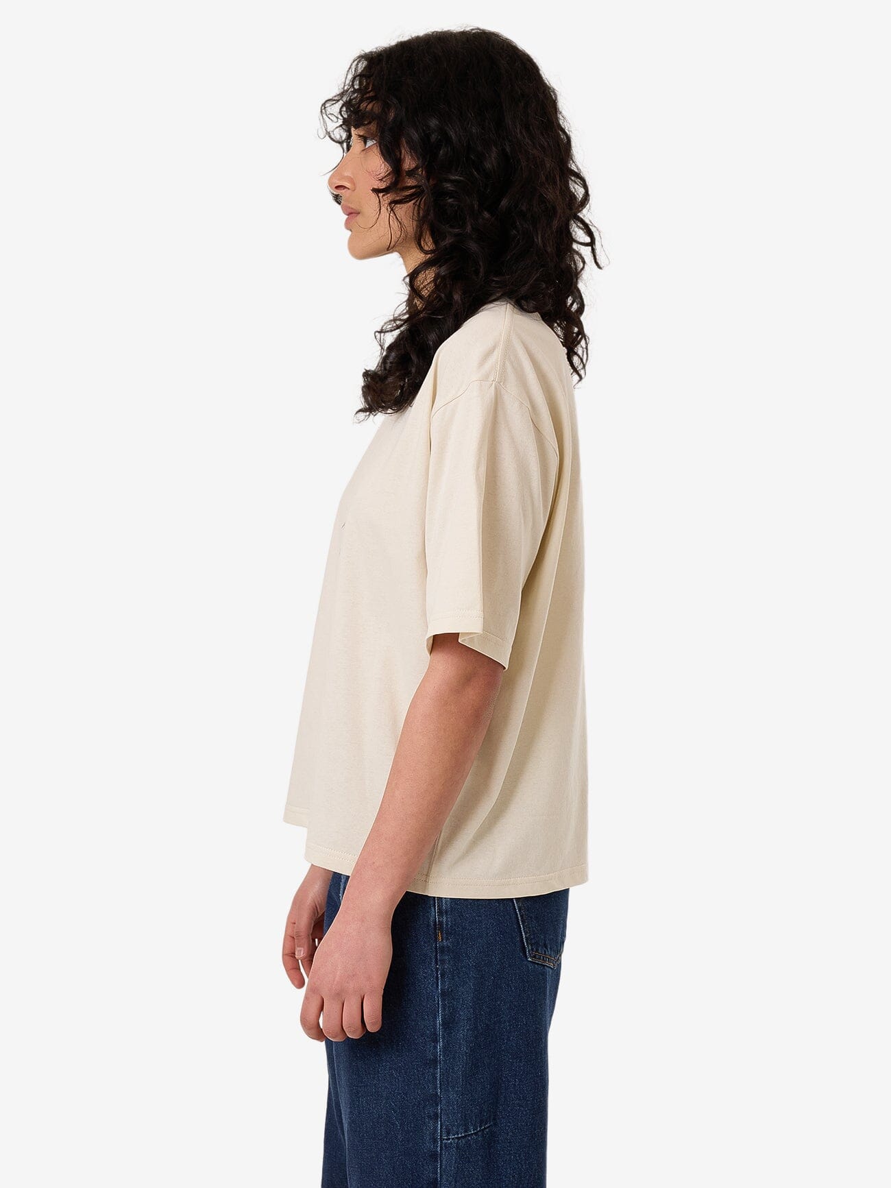 Lupin Square Tee - Heritage White 4