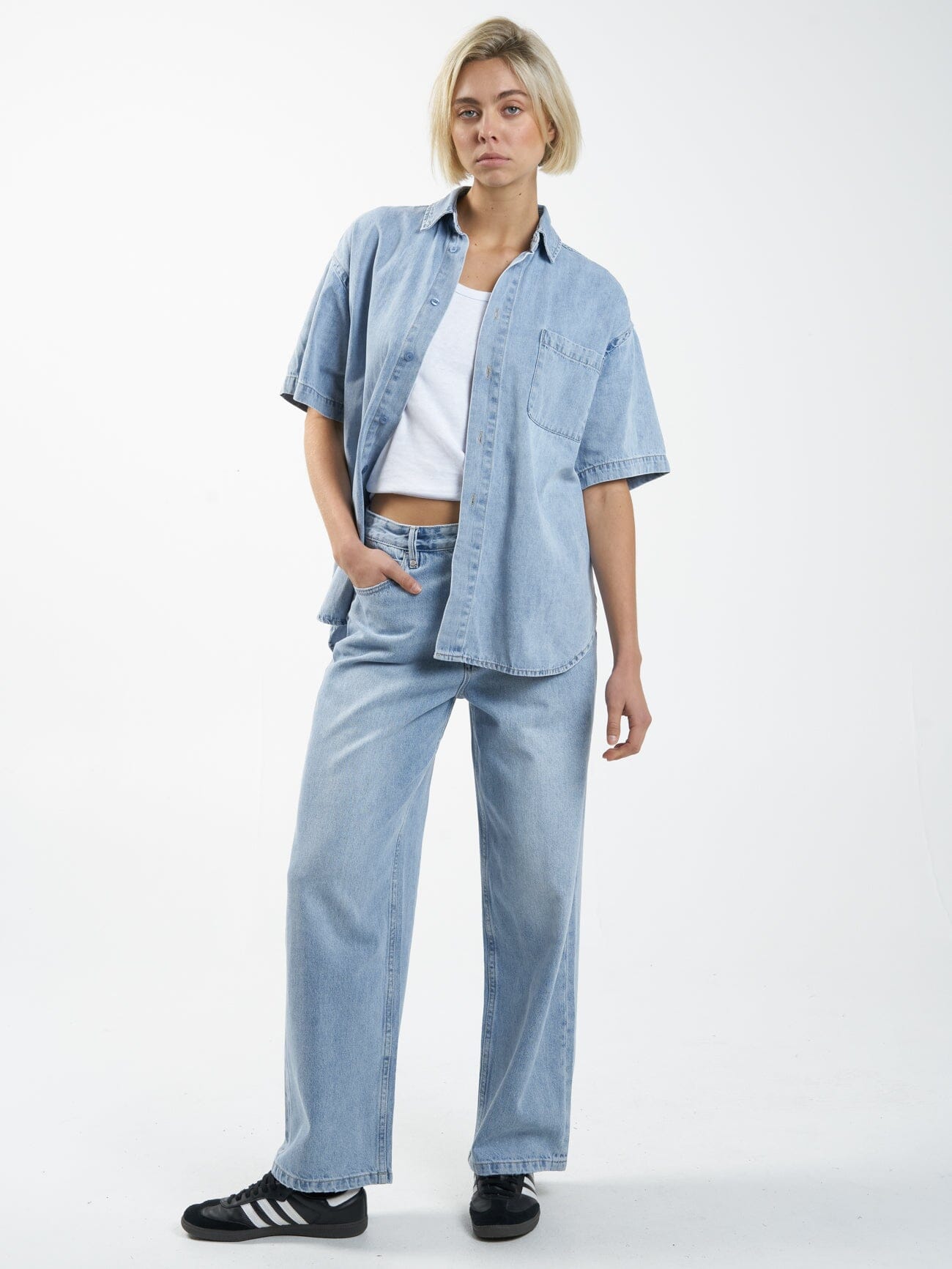 Eliza Denim Shirt - Endless Blue