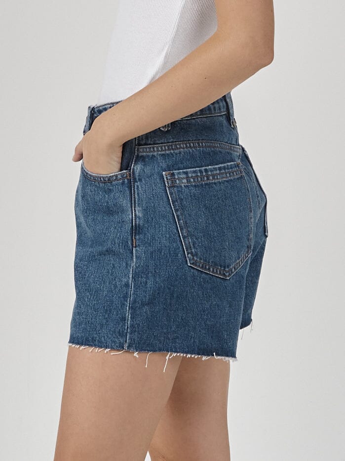 Erica Mid Rise Short - Highway Blue